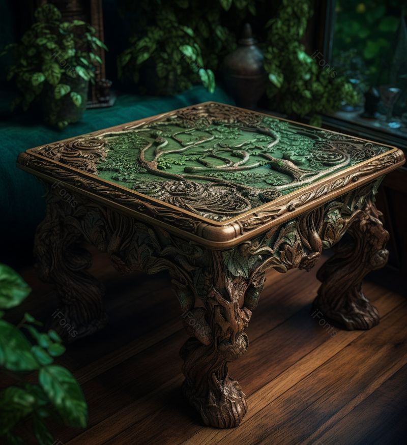 雕刻四角实木桌子摄影实拍中国风复古场景图,插画/手绘图,插画/手绘图库,插画/手绘图下载,插画/手绘